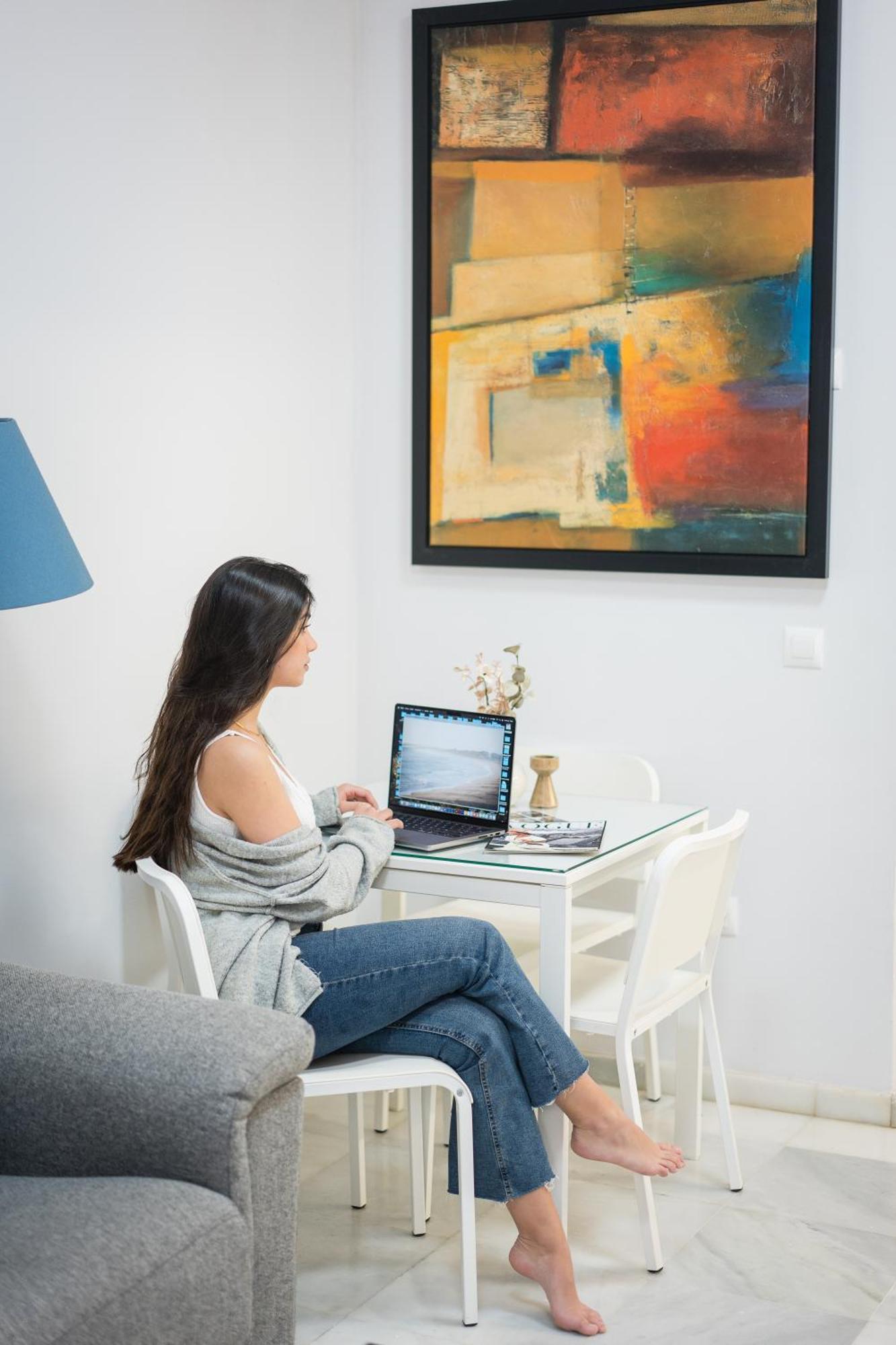 Apartamento Triana Deluxe Con Patio Privado Siviglia Esterno foto